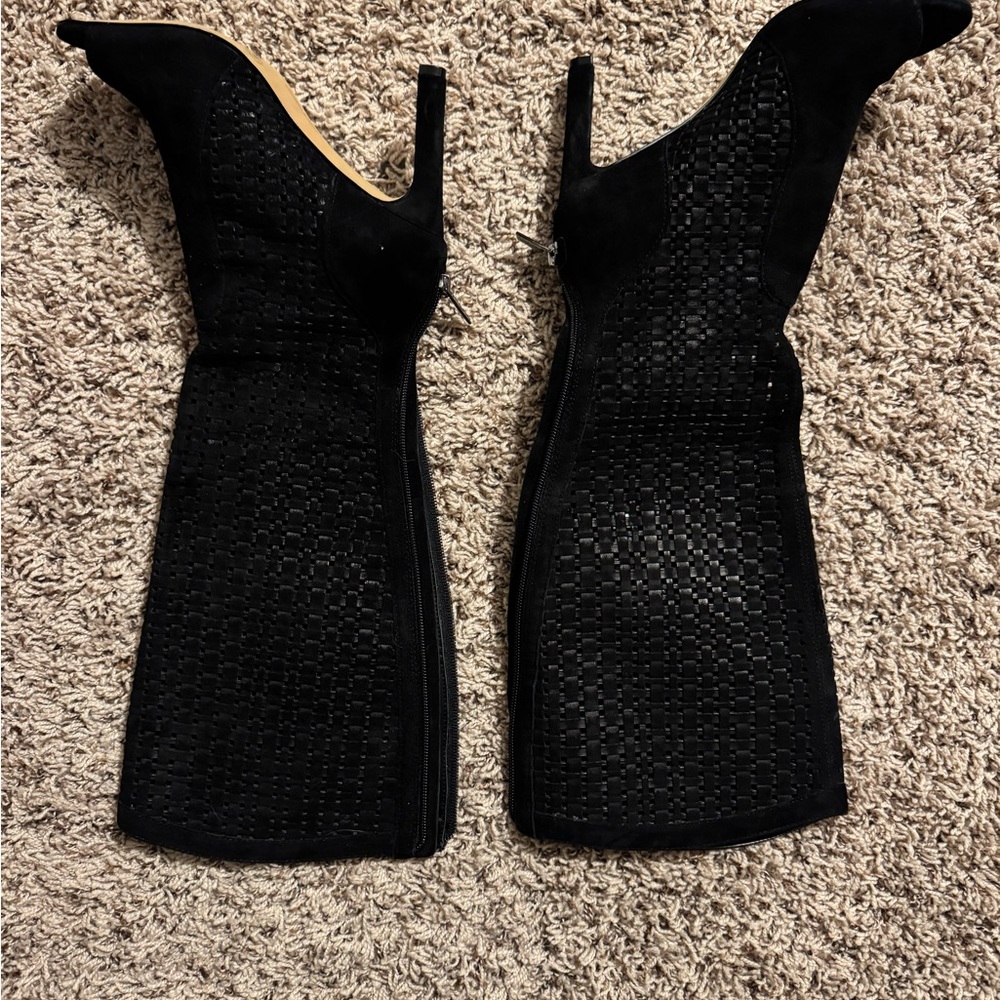 Elegant Black Women's Heeled boots